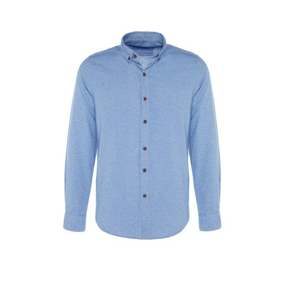 NWT Trendyol Men Slim fit Button placket Woven Shirt - Picture 5 of 8